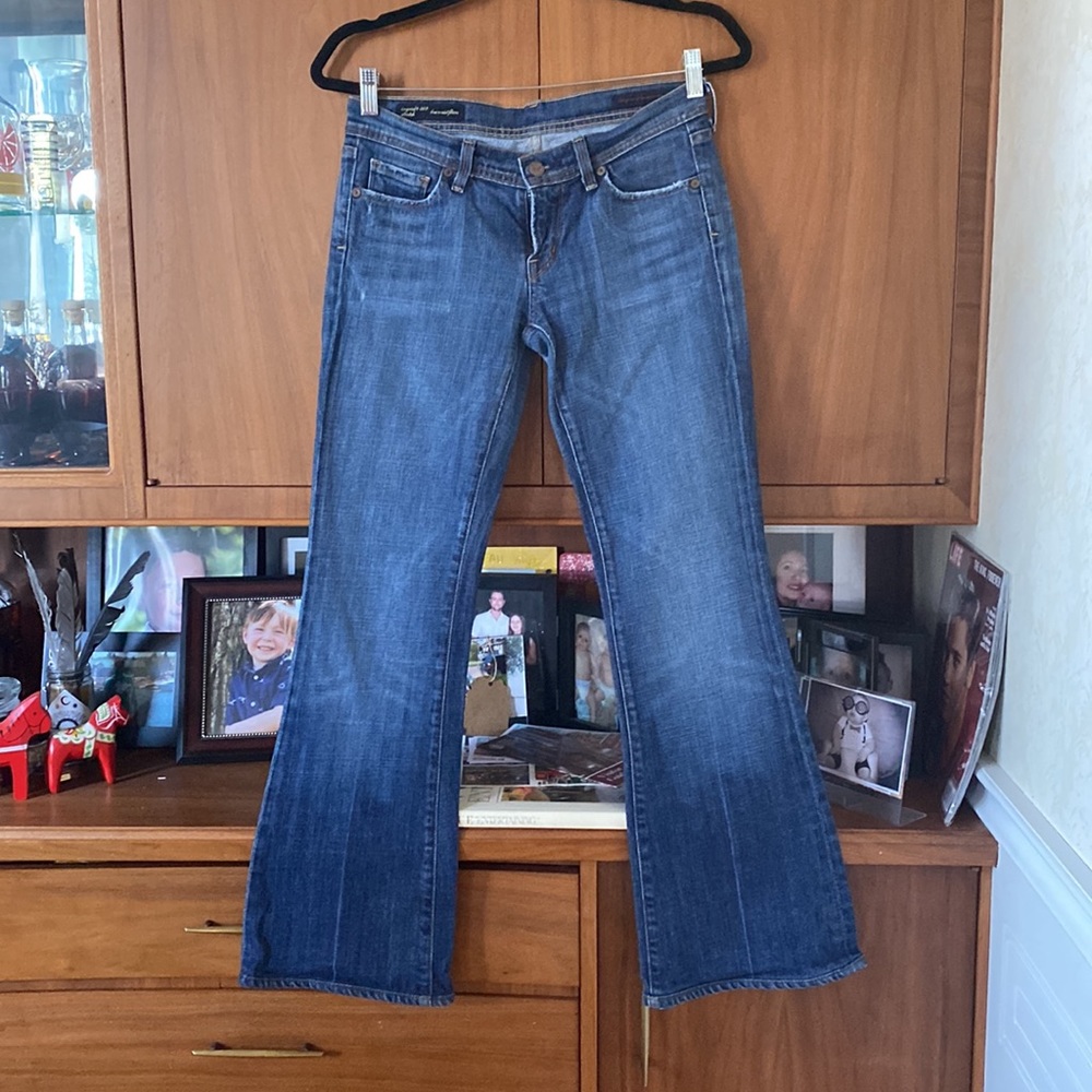 Citizens Of Humanity Blue Flare Jeans - Picture 2 of 8